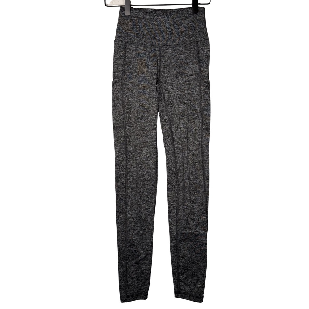 Aerie Chill Play XS Gray Heather High Rise Pocket Leggings